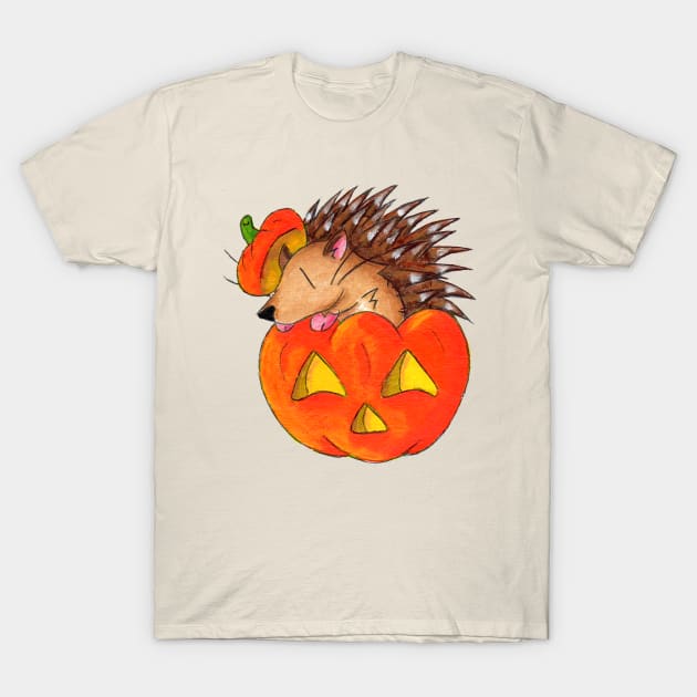 Hedgie Lantern T-Shirt by KristenOKeefeArt